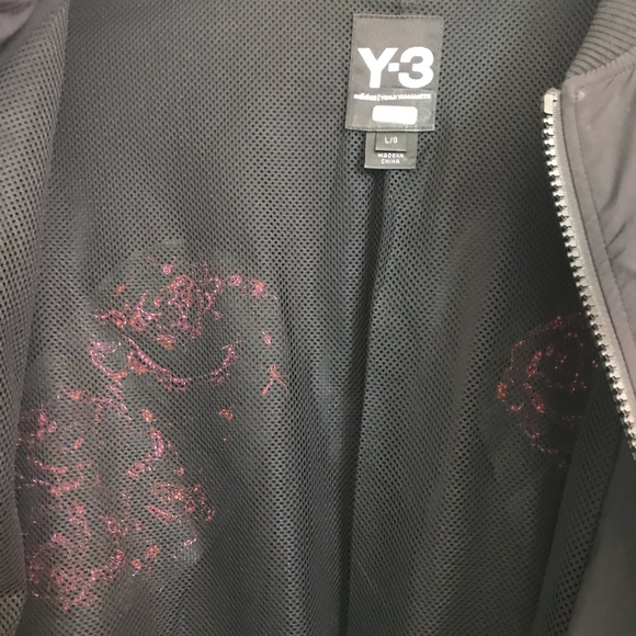 RARE Adidas Y-3 Yohji Yamamoto Embroidered Bomber - Picture 8 of 8